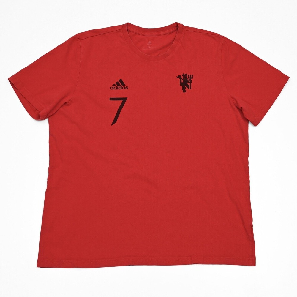 Adidas Cristiano Ronaldo #7 Manchester United Mens XL Amplifier T-Shirt Tee‎